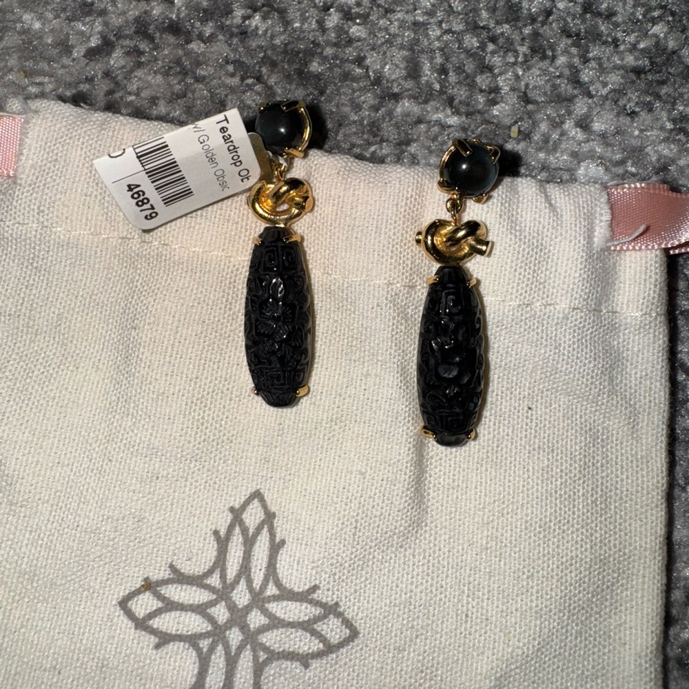 ADORA Black and Gold Earrings